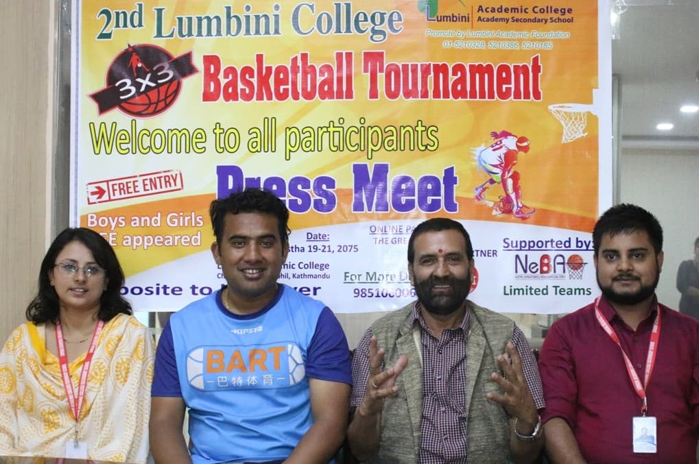 लुम्बिनी बास्केटबलमा ९० टिम