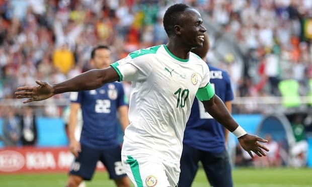 मानेको गोल, जापानविरुद्ध सेनेगलको अग्रता