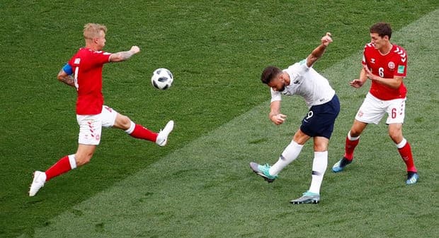 फ्रान्स समूह विजेता, डेनमार्क उपविजेता