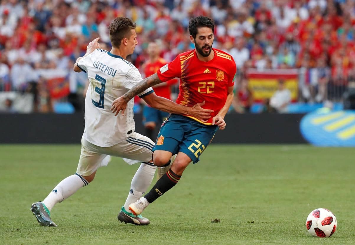 पेनाल्टीमा स्पेन अभागी, आयोजक रुस क्वार्टरफाईनलमा