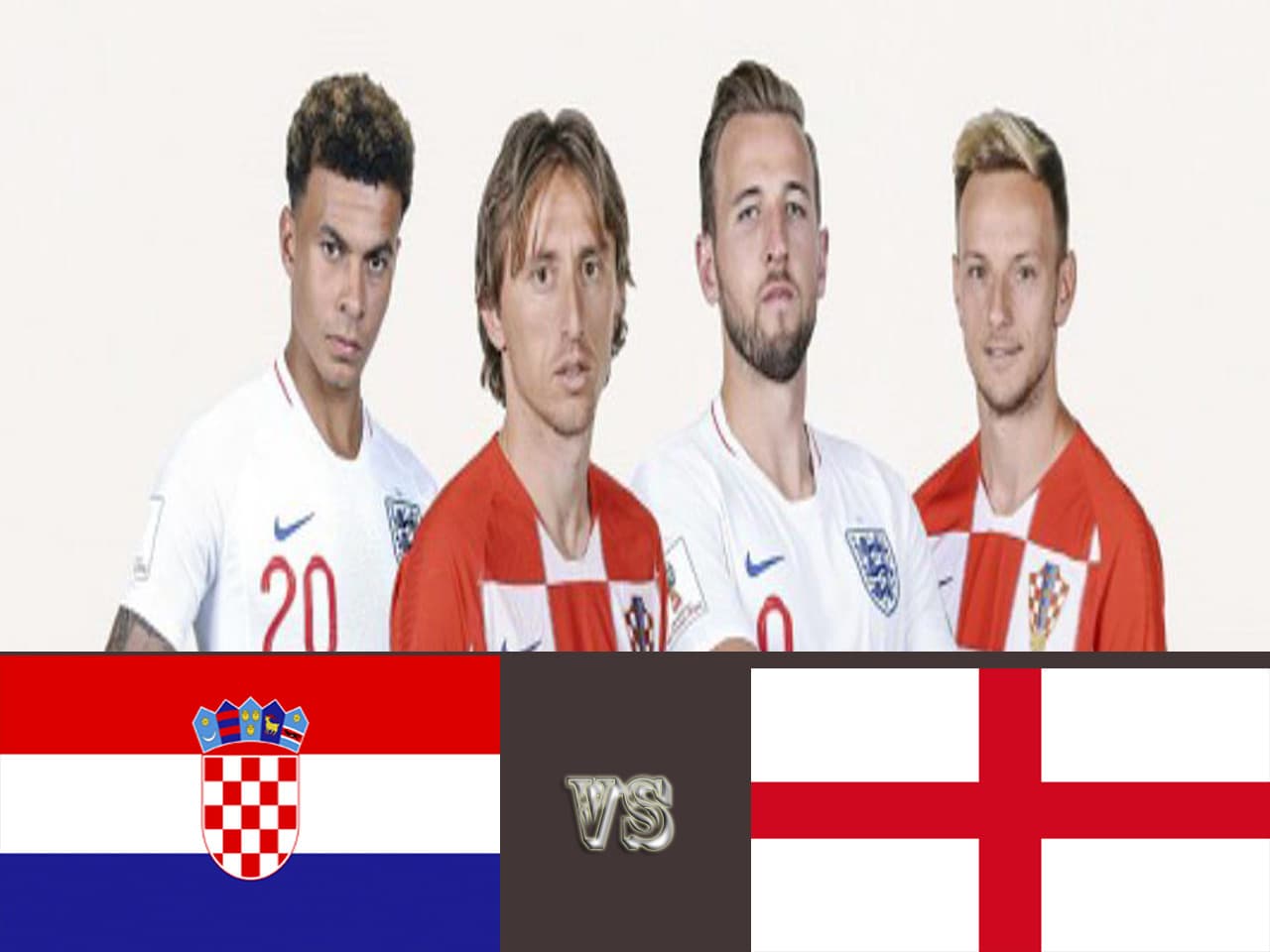 फुटबललाई 'घर' फर्काउने लक्ष्यमा  इङ्ल्याण्ड, क्रोएसियाको रोक्ने  दाउ
