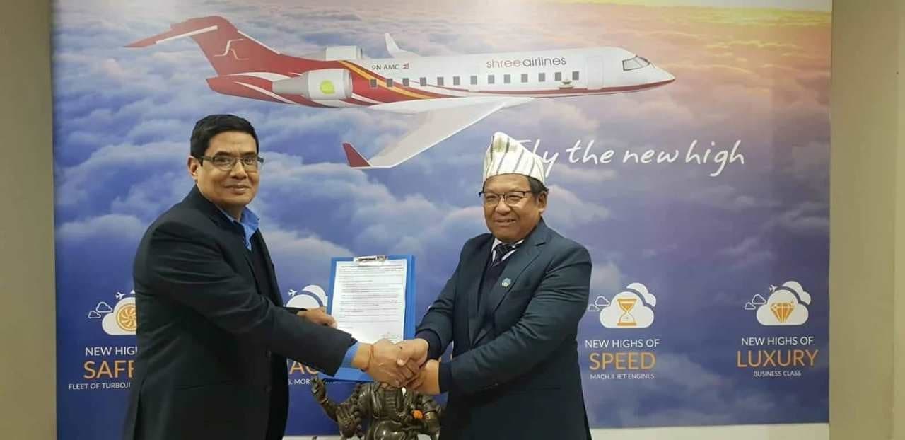 साफको महिला टोली श्री एयरलाईन्समा उड्ने