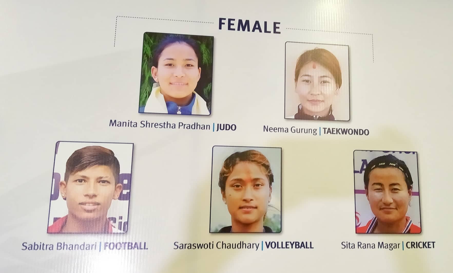 स्पाेर्ट्स अवार्डका हकदार पाँच महिला खेलाडी