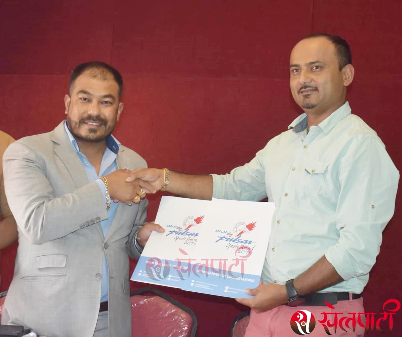 स्पोर्ट्स अवार्डलाई हाेटल क्राउन प्लाजाको साथ