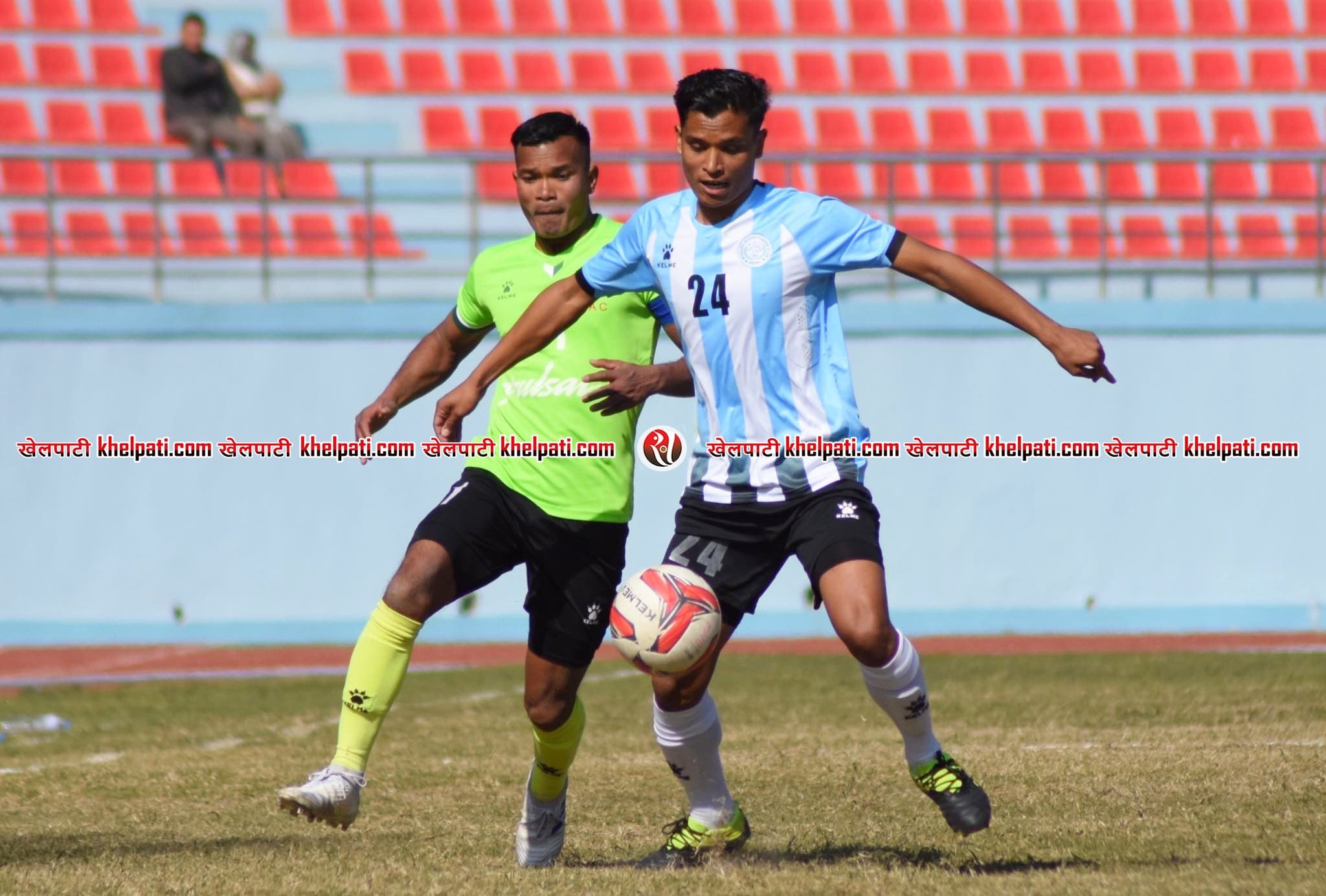 आहा रारा गोल्डकप - मनाङ र आर्मी भिड्दै