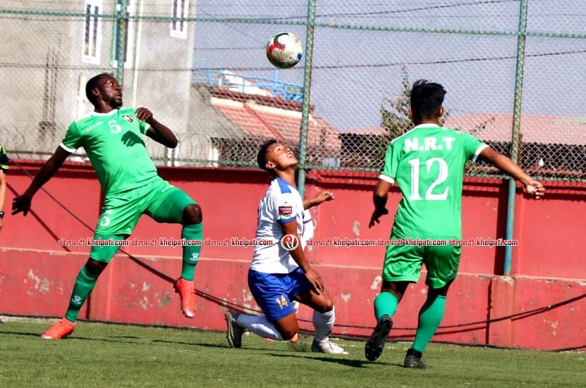 पहिलो हाफमा मछिन्द्र र एनआरटीको बराबरी