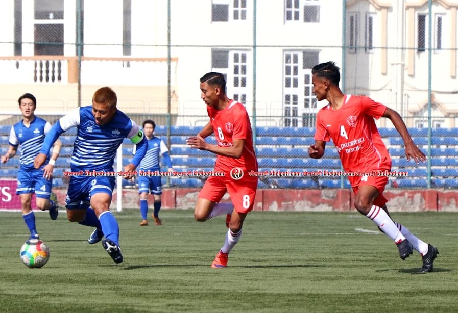 पहिलो हाफमा च्यासल र जावलाखेलको बराबरी