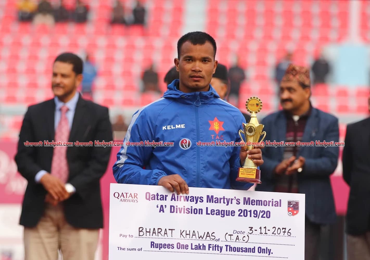 आर्मीका भरत उत्कृष्ट फरवार्ड