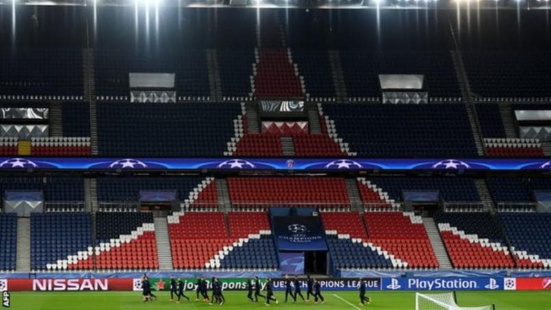 पीएसजी र डर्टमण्डबीचको खेल बन्द रंगशालामा