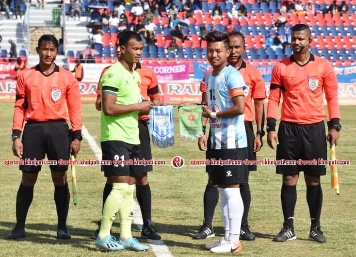 आर्मीविरुद्ध मनाङलाई २-१ को अग्रता