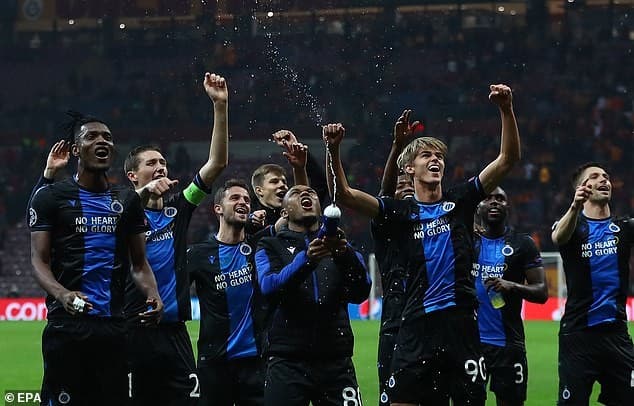 क्लब ब्रुग बेल्जियमकाे लिग च्याम्पियन