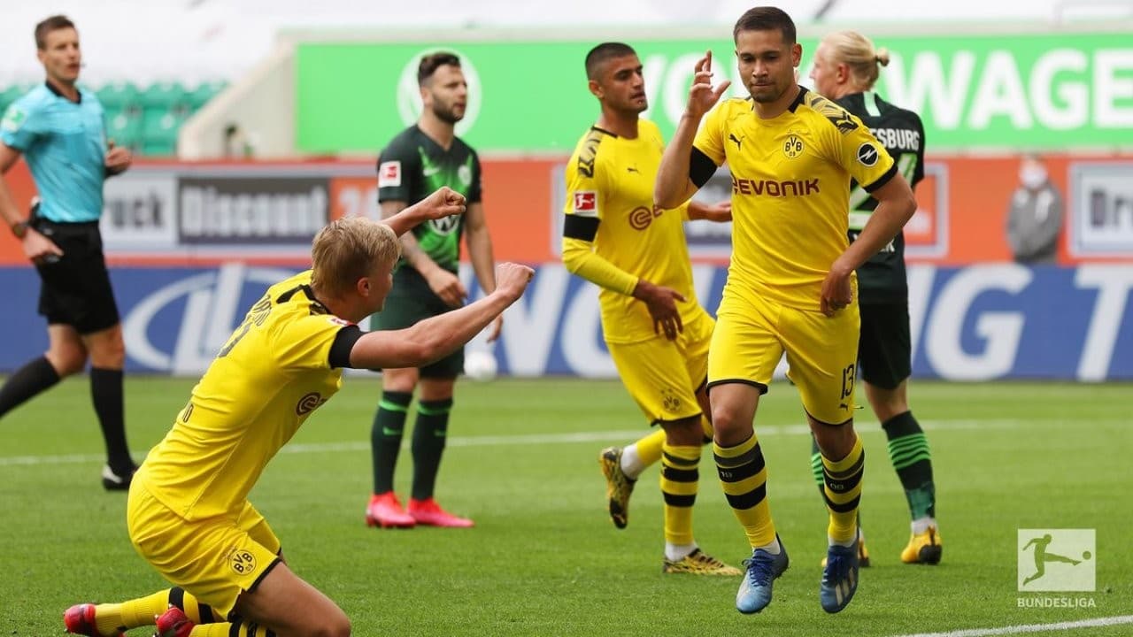 डर्टमण्डको जितमा राफेल र हाकिमीको गोल