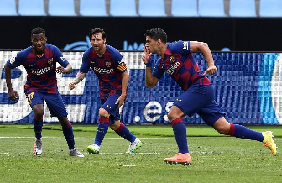 बराबरीमा रोकिएको बार्सिलोना शीर्ष स्थानमा