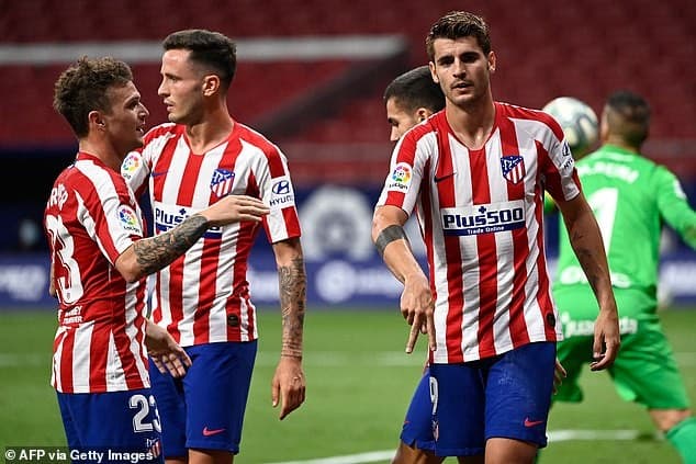 मोराटा चम्किदा एट्लेटिकोको जित