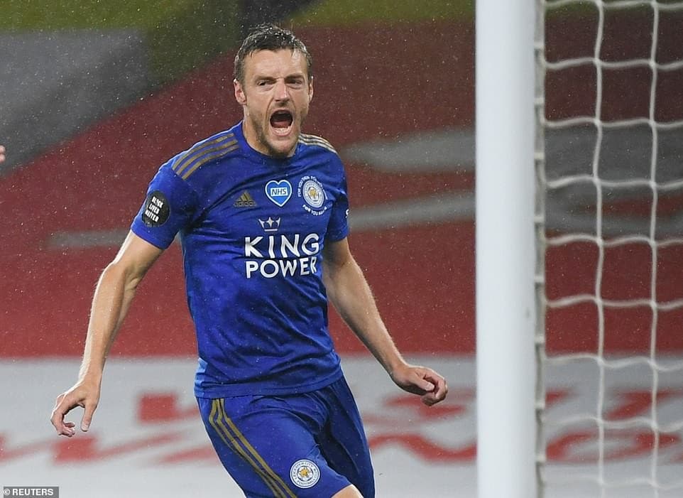 भार्डीको गोलमा लेस्टरको उद्धार