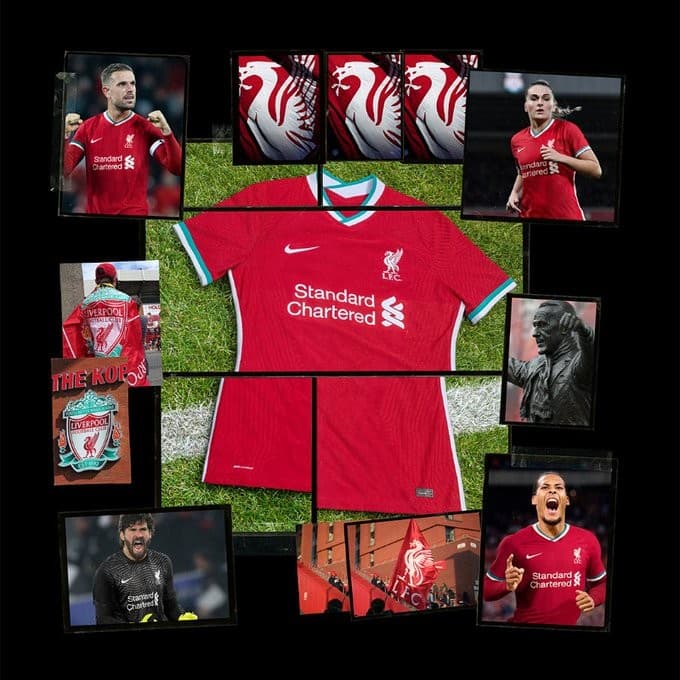 लिभरपुलको नयाँ जर्सी सार्वजनिक