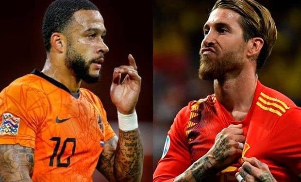 स्पेन र नेदरल्यान्ड्स भिड्दै