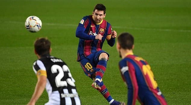 मेस्सीको गोलमा बार्सिलोनाको जित