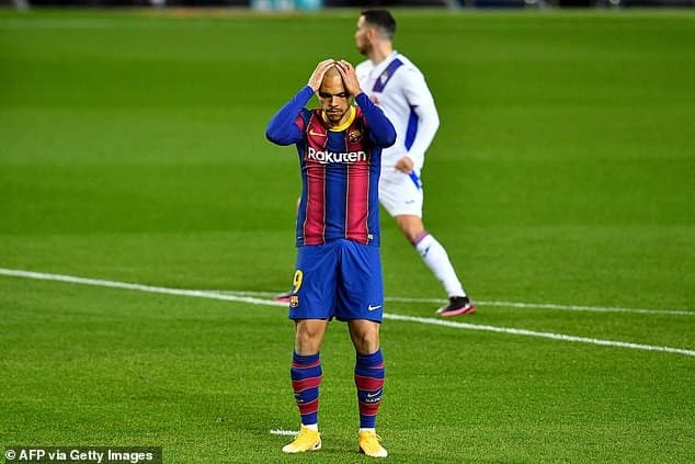 मेस्सी नहुँदा बार्सिलोनाको बराबरी