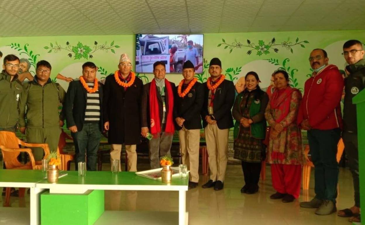 स्काउटले मानसेवा आश्रमसंग सहकार्य गर्ने