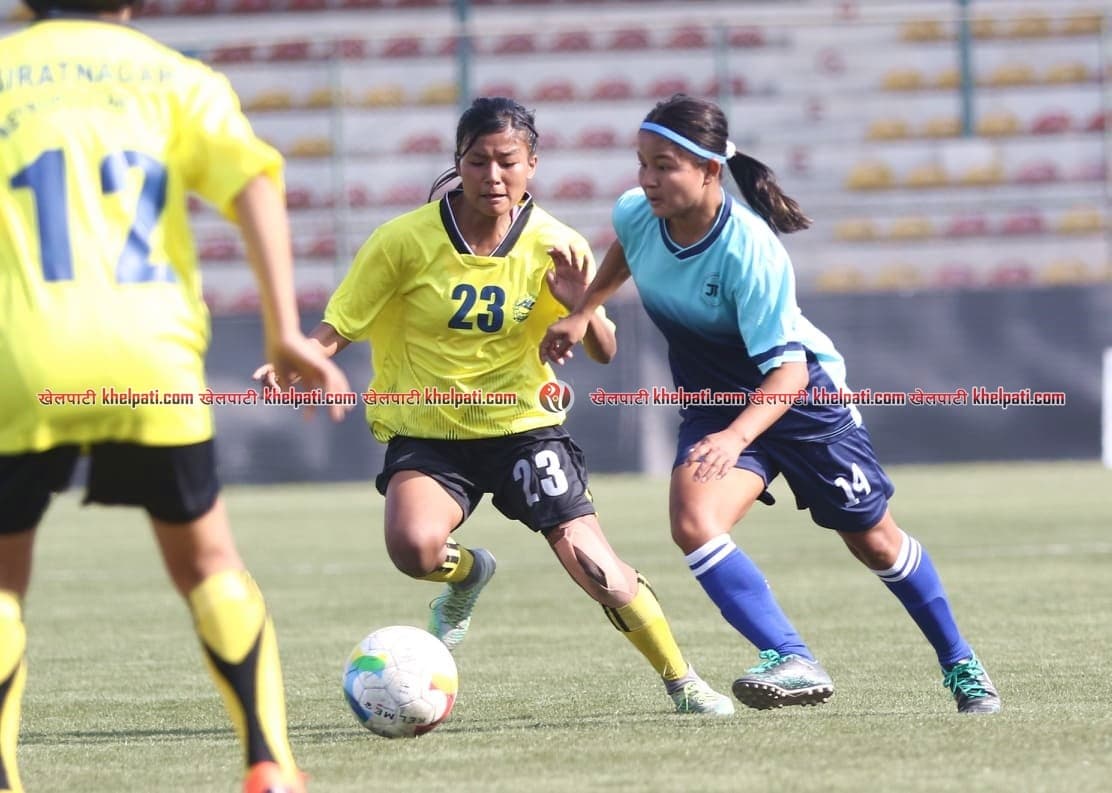 पहिलो हाफमा विराटनगरलाई अग्रता