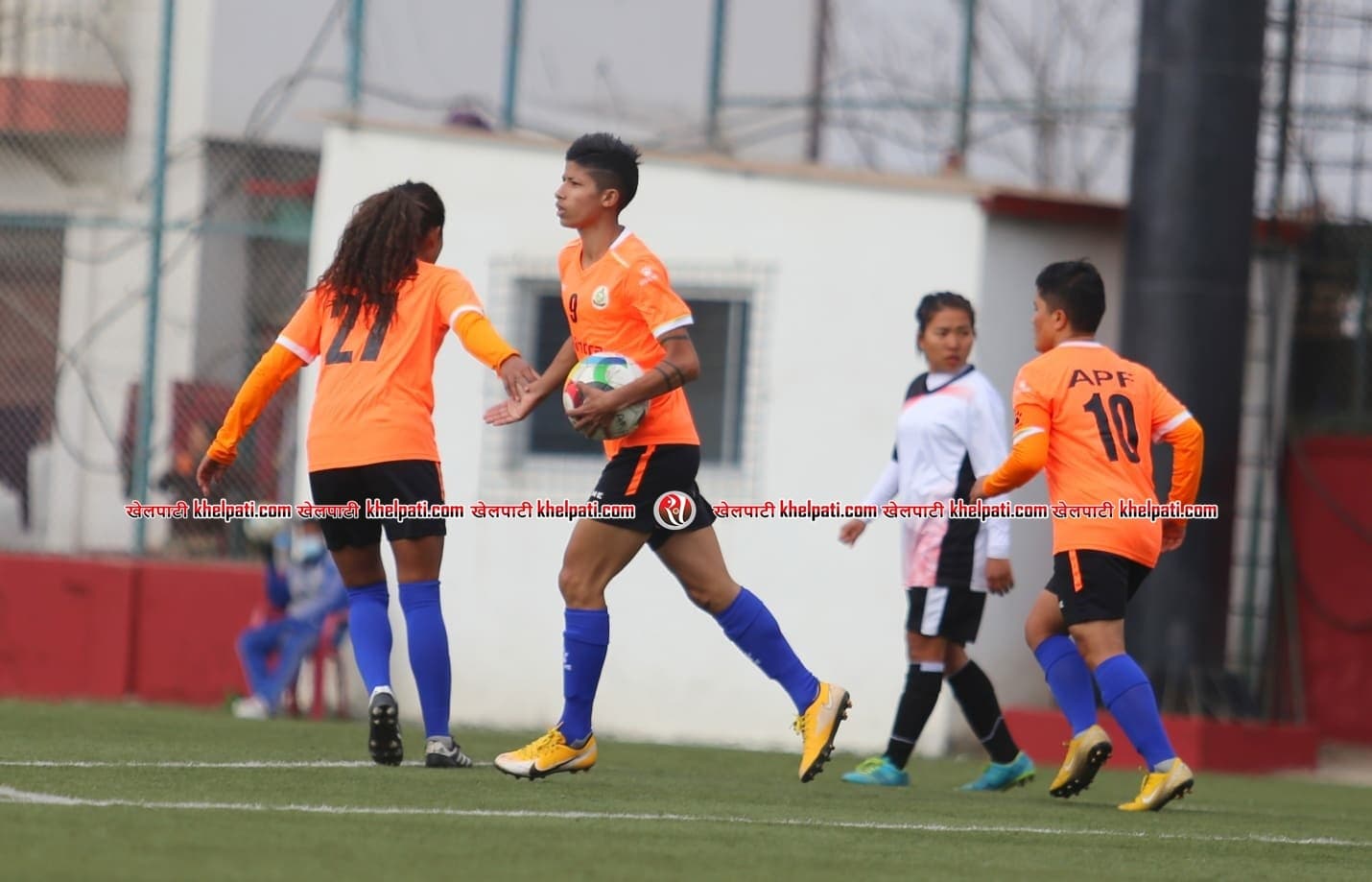 सावित्रा एक्लैको १२ गोल, एपीएफ २२-० ले विजयी