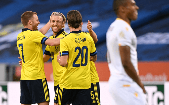 स्विडेनको सहज जित