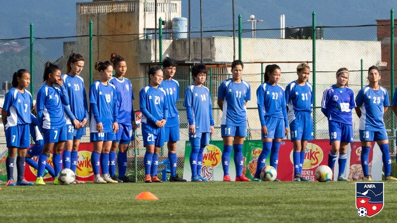 महिला फुटबल टिमको बन्द प्रशिक्षणमा ४५ खेलाडी