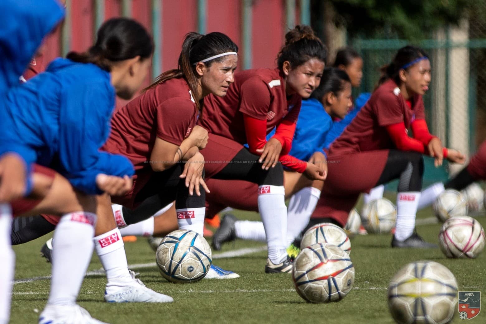 महिला टिमको बन्द प्रशिक्षण (फोटोफिचर)