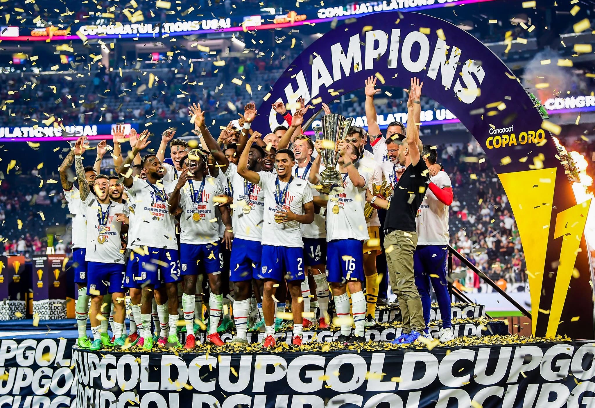 अमेरिकालाई कोनकाफ गोल्डकपको उपाधि