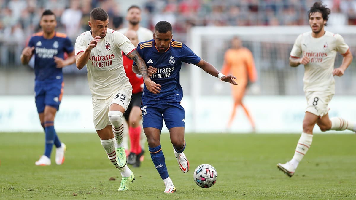 रियल र मिलानको बराबरी