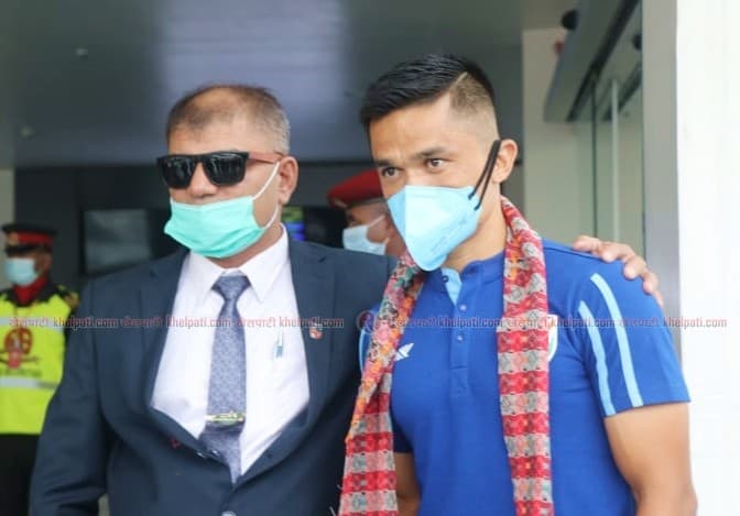 नेपाल आईपुग्याे भारतीय फुटबल टिम