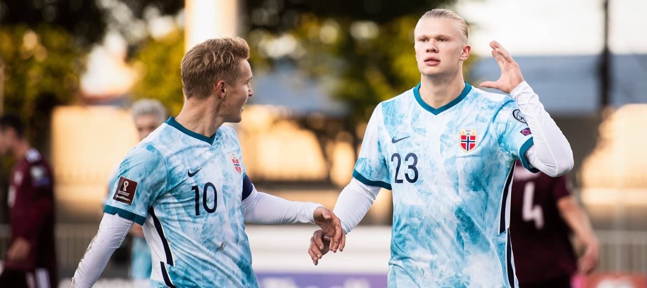 हालाण्डको गोल, नर्वेको जित