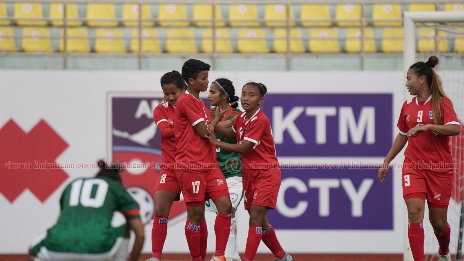 पहिलो हाफमा नेपाललाई २-० को अग्रता