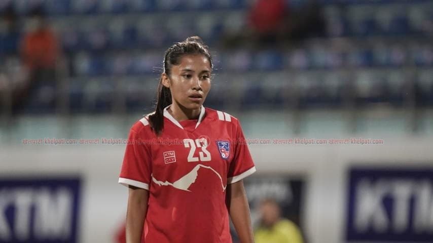 राष्ट्रिय फुटबल टिममा रजनीको डेब्यु