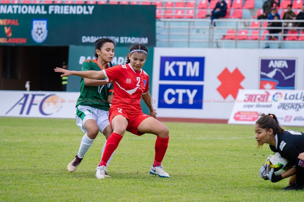 बंगलादेशसँग बराबरीमा रोकियो नेपाल