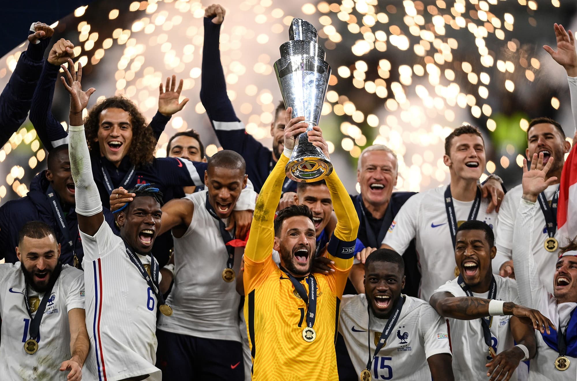 फ्रान्सलाई नेसन्स लिगको उपाधि