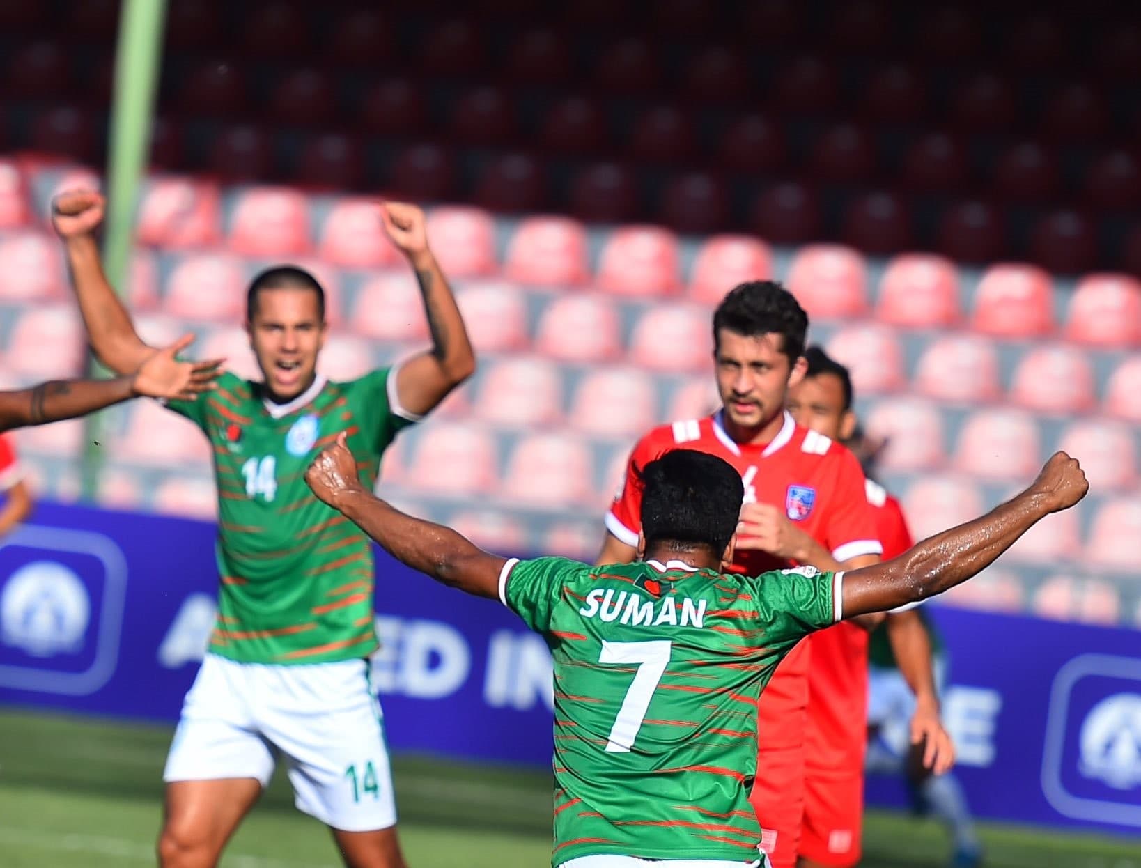 पहिलो हाफमा नेपाल १-० ले पछाडी