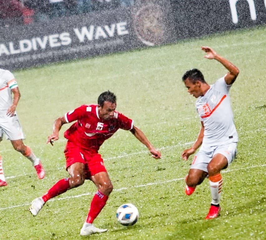 पहिलो हाफमा नेपाल र भारतको बराबरी