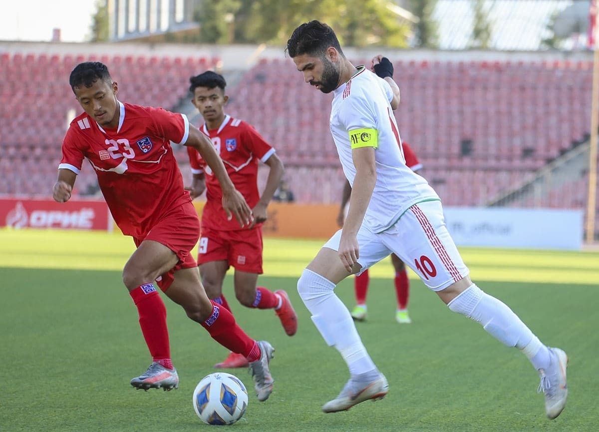 पहिलो खेलमा नेपाल इरानसँग पराजित