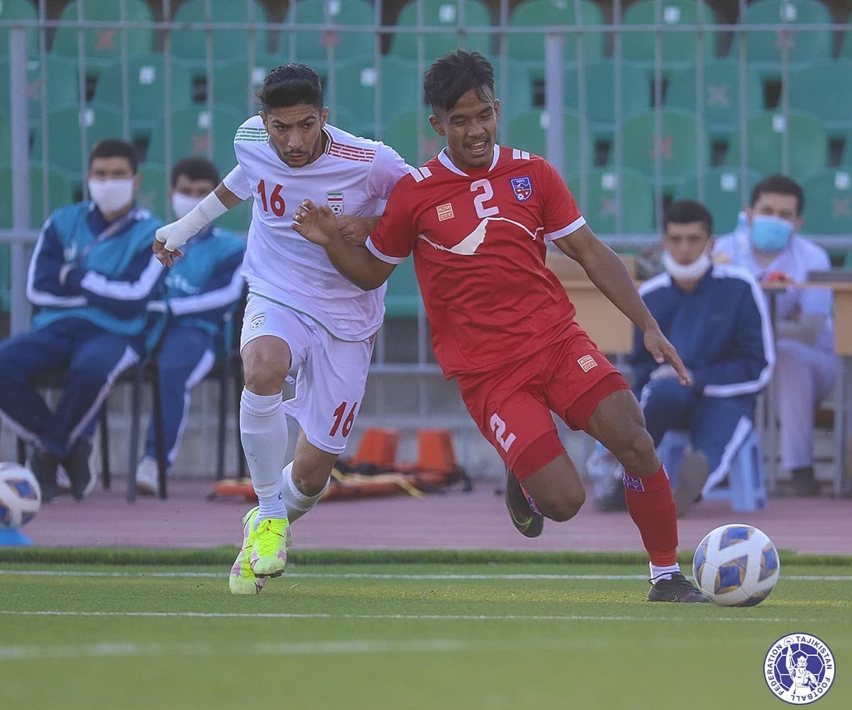 पहिलो हाफमा इरानसँग नेपालको बराबरी