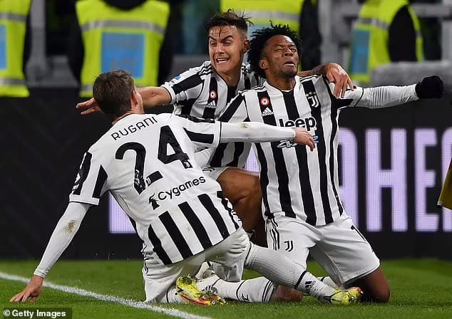 युभेन्ट्सको संघर्षपूर्ण जित