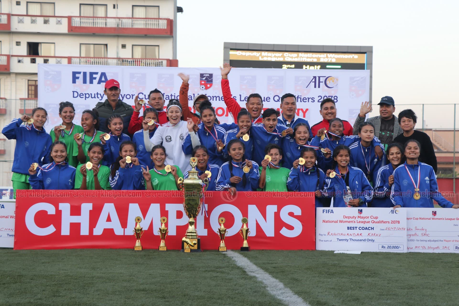 धनगढीलाई उपमेयर कपको उपाधि