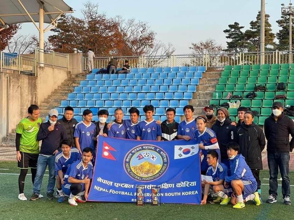 कोरियामा नेपाल उपविजेता