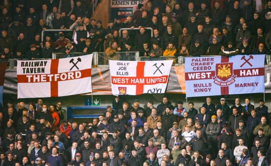 वेस्ट ह्यामका समर्थकलाई प्रतिबन्ध