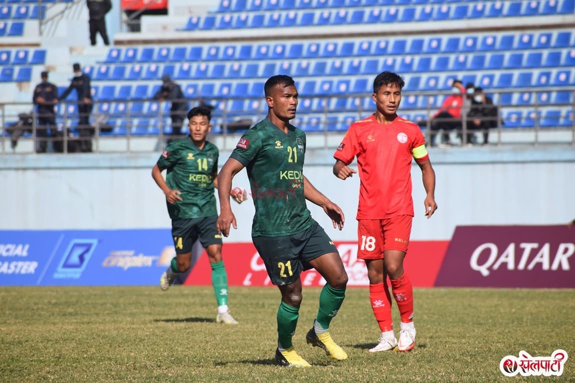 विभागीय डर्बीमा आर्मी र पुलिसको बराबरी