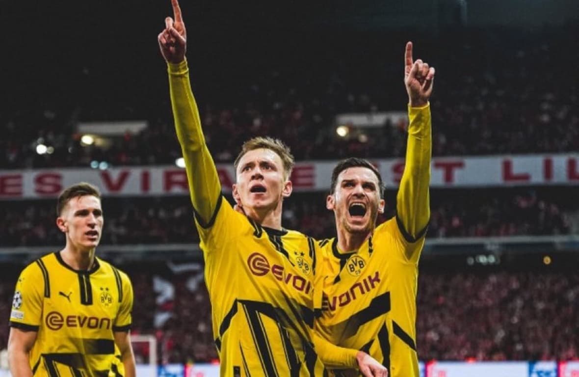 डर्टमण्ड समूह विजेता बन्दै अन्तिम १६ मा