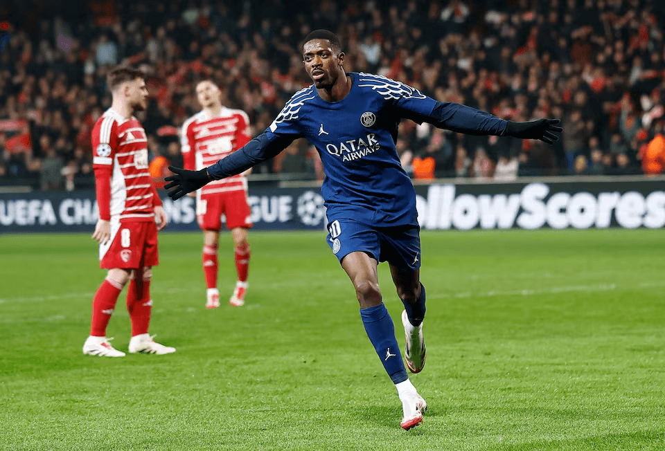 पिएसजीको जितमा फेरि नायक डेम्बेले