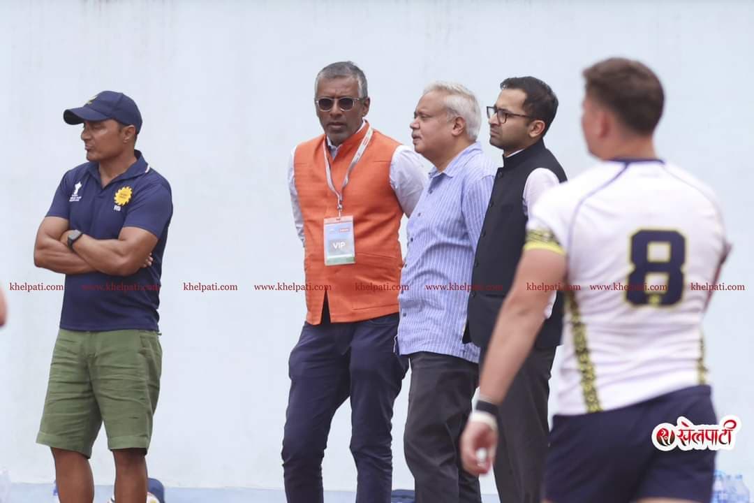 रग्बी हेर्न भारतीय राजदूत रंगशालामा