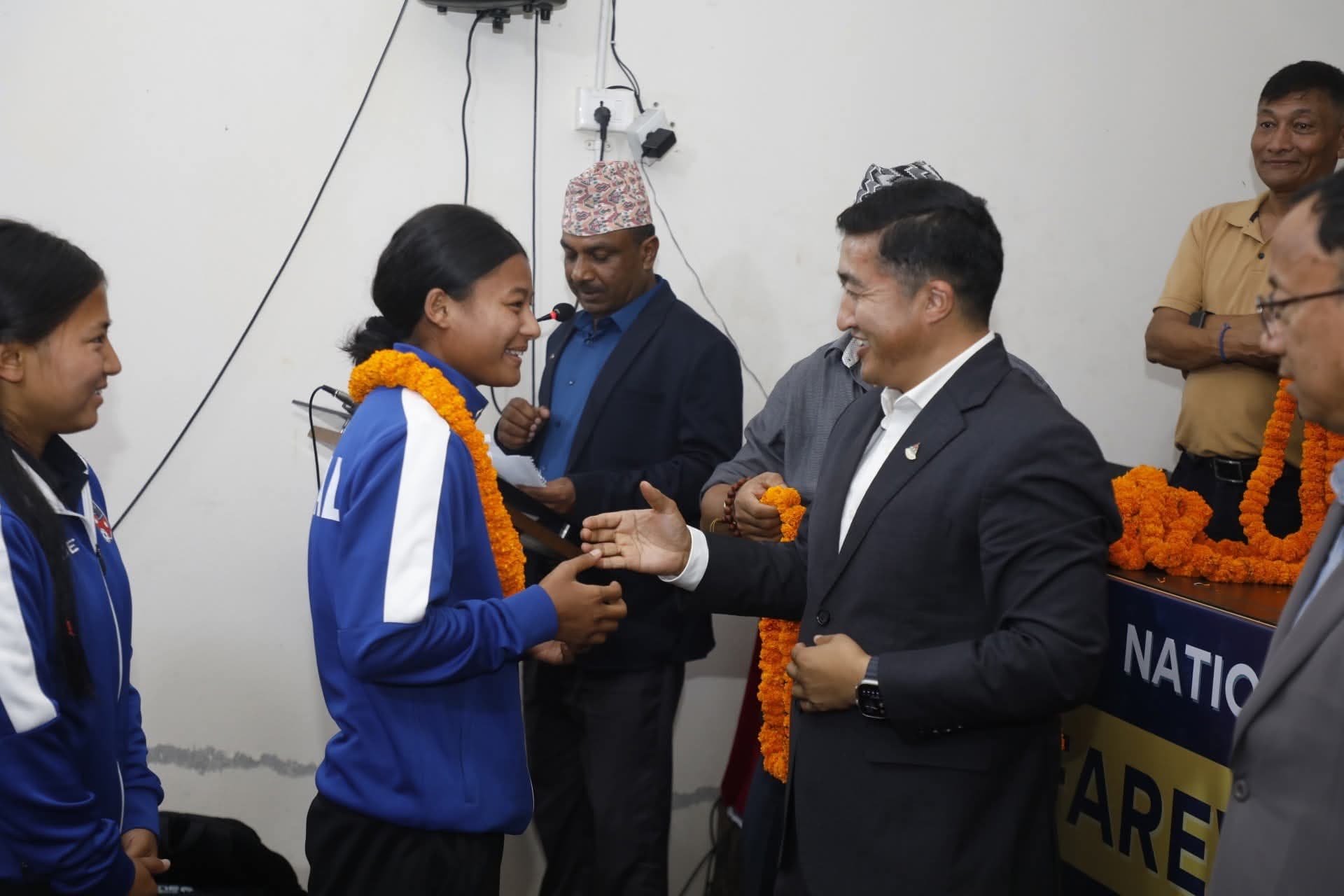 यु–२० एसियन कप छनोट खेल्ने नेपाली टोलीको बिदाइ